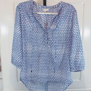 🧡 Antilia Femme 3/4 sleeve blouse size medium